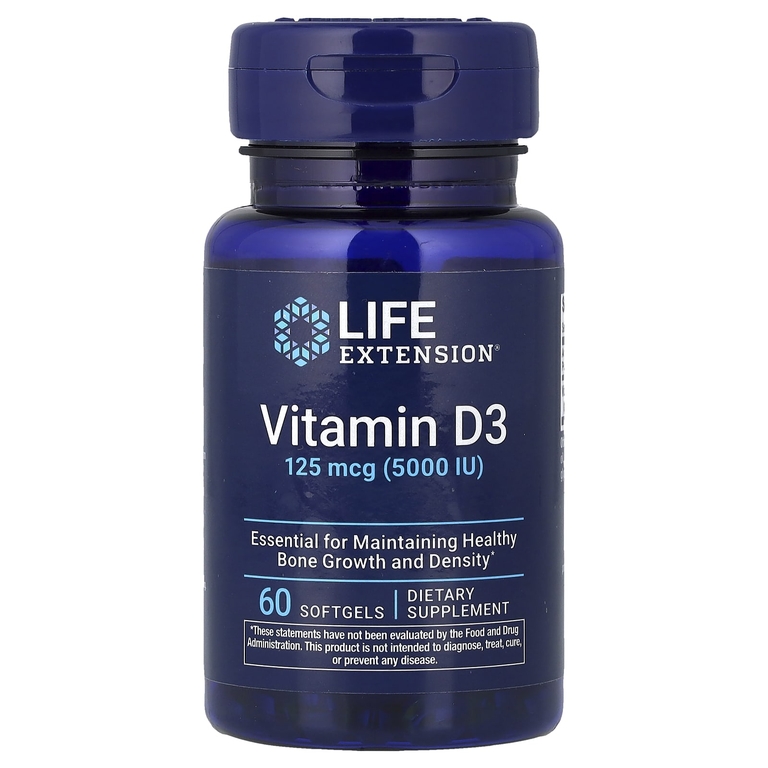 Life Extension Vitamin D3 125мкг — купить в Хабаровске, магазин 5LB