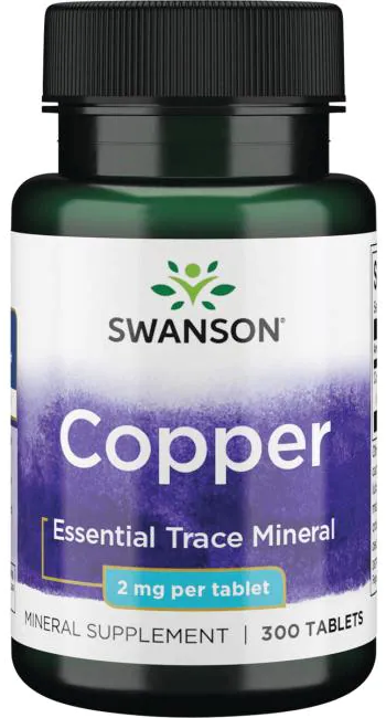 Swanson Copper 2 мг — купить в Хабаровске, спортивное питание 5LB