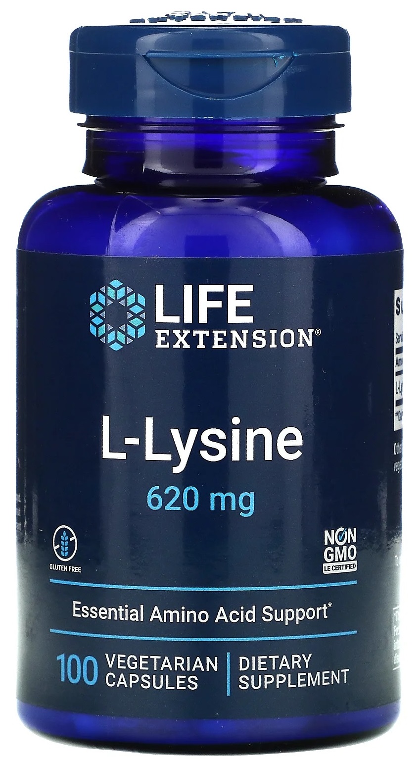 Life Extension L-Lysine 620мг — купить в Хабаровске, спортивное питание 5LB