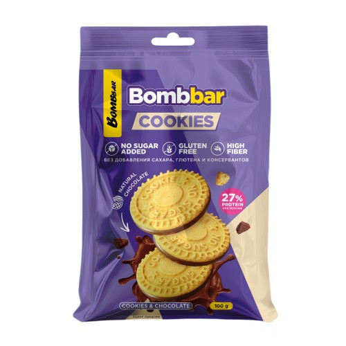 Печенье глазированное BOMBBAR 100г