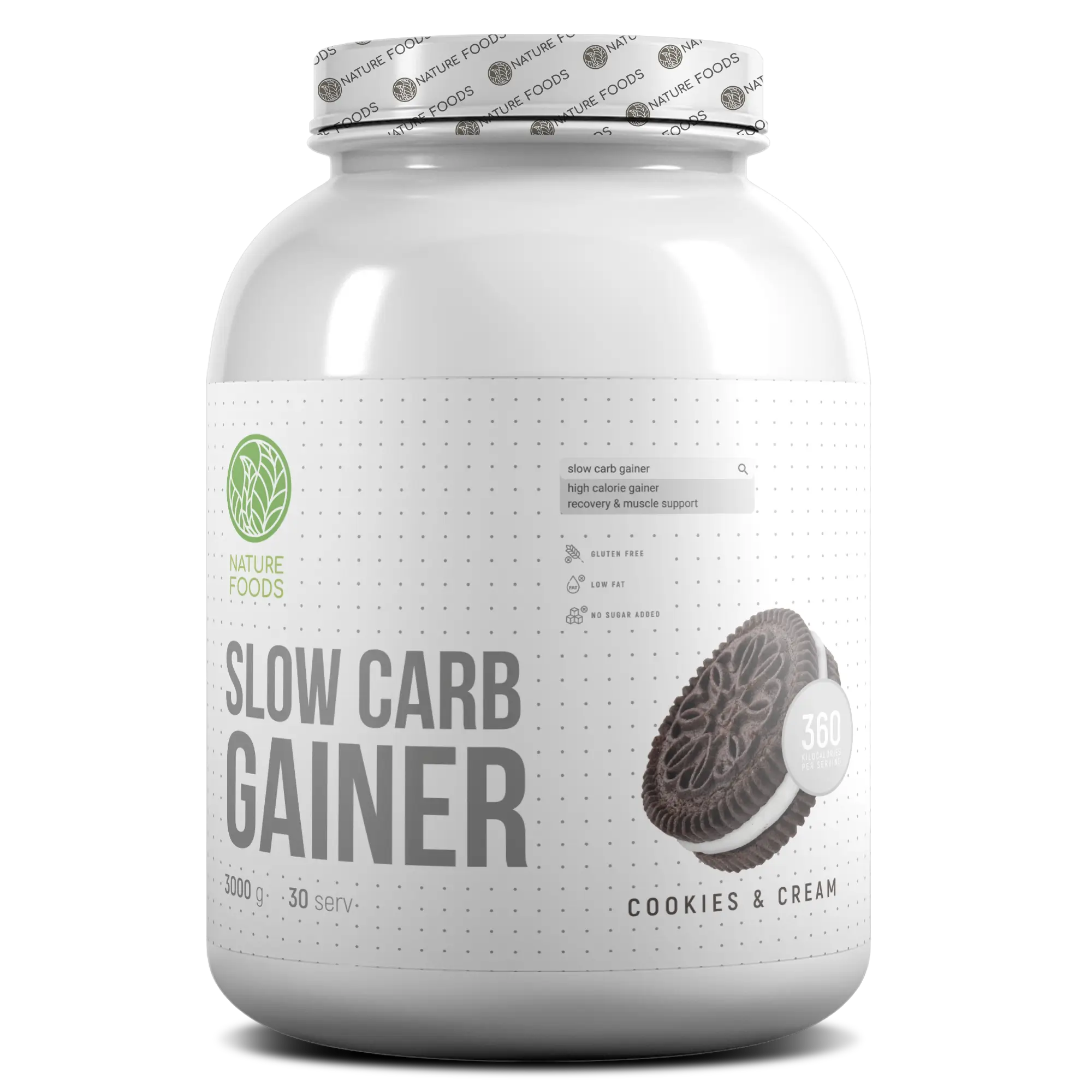 Гейнер Nature Foods MASS Gainer 3000г