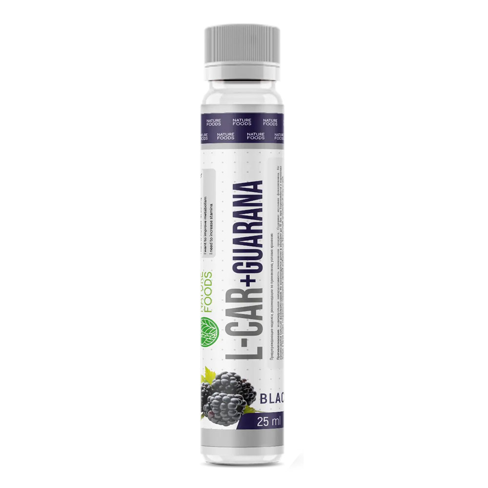 Nature Foods L-Carnitine + Guarana 4000мг 25мл — купить в Хабаровске, спортивное питание 5LB