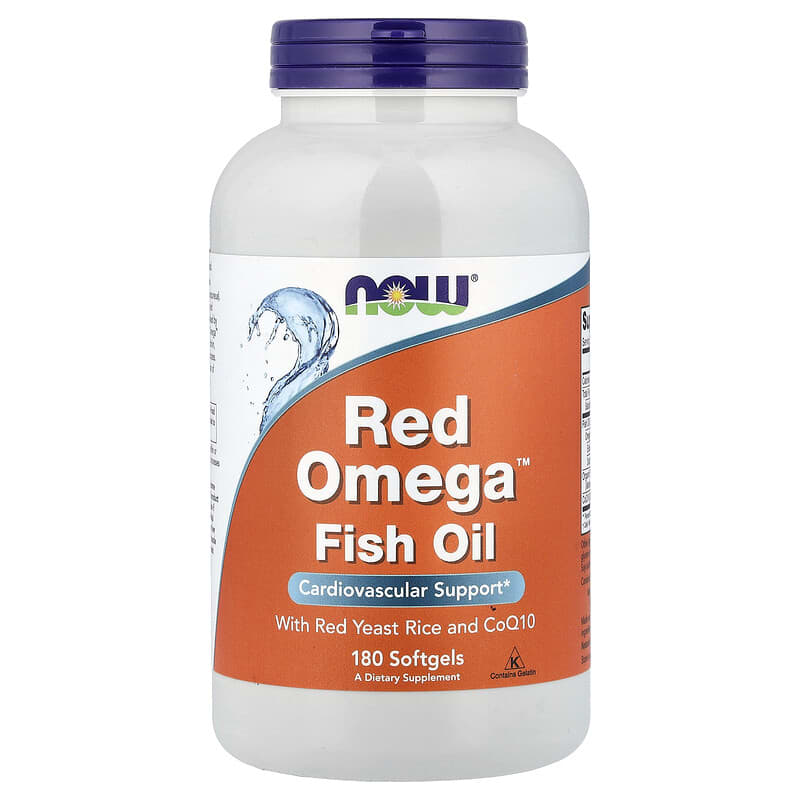 NOW Red Omega-3 с коэнзимом Q10