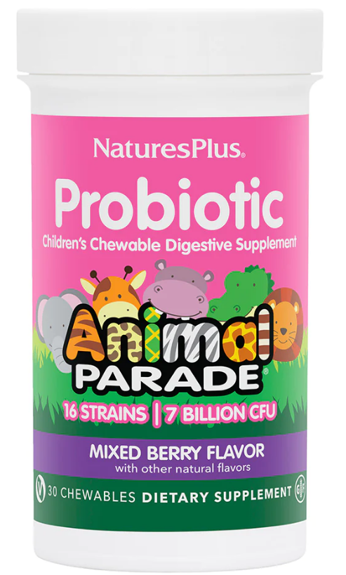 Nature's Plus Animal Parade PROBIOTICS BI-LAYER CHEWABLE