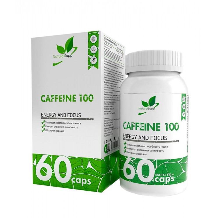 Natural Supp Caffeine 1000мг — купить в Хабаровске, магазин 5LB