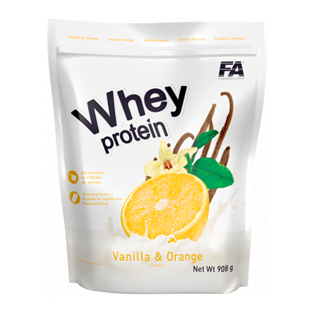 FA  Wellness Line Whey Protein 908г (Ванильный апельсин)