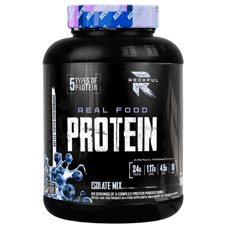  Reckful Real food Protein isolate-mix NO lactose 900гр — купить в Хабаровске, спортивное питание 5LB