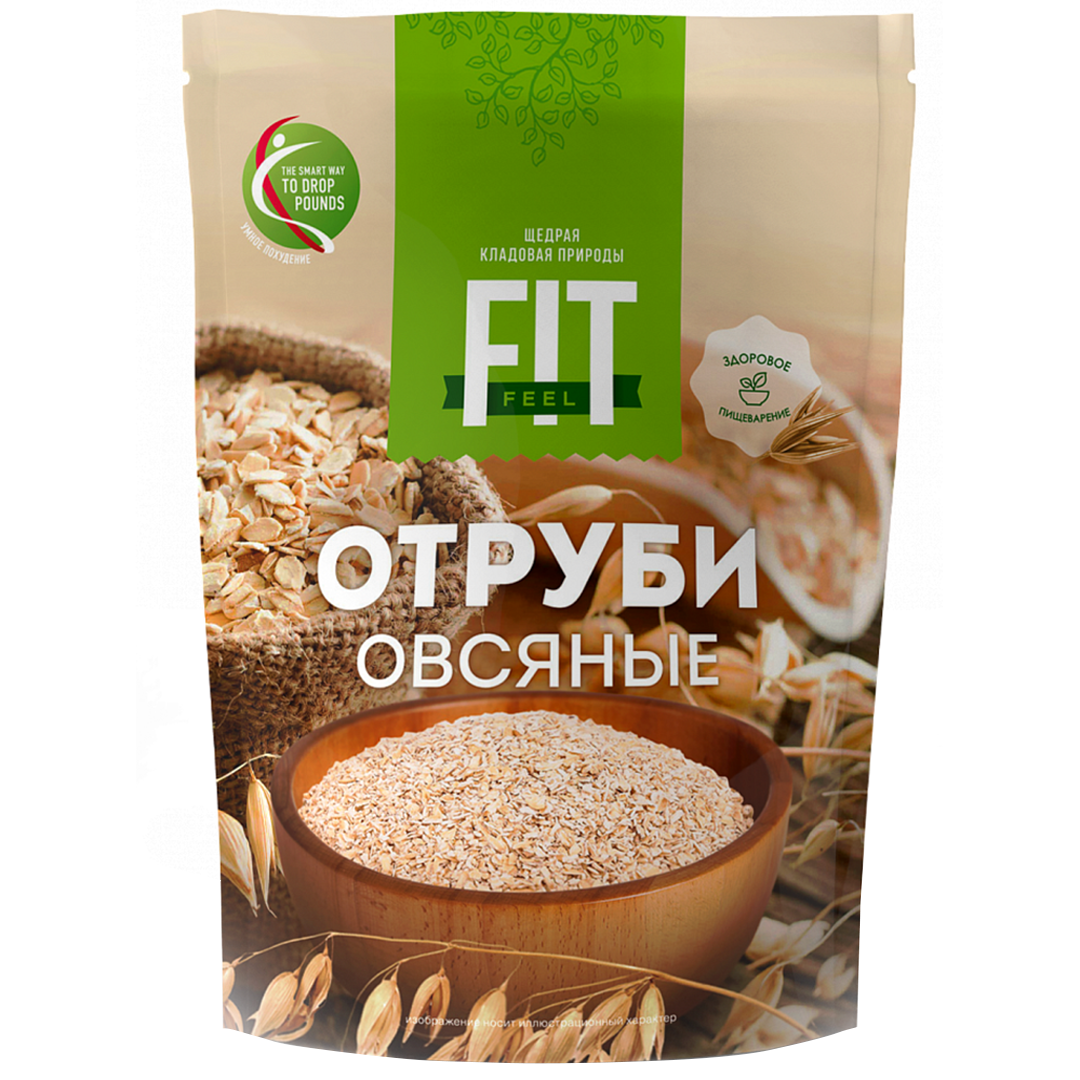 Отруби овсяные Fit Feel 
