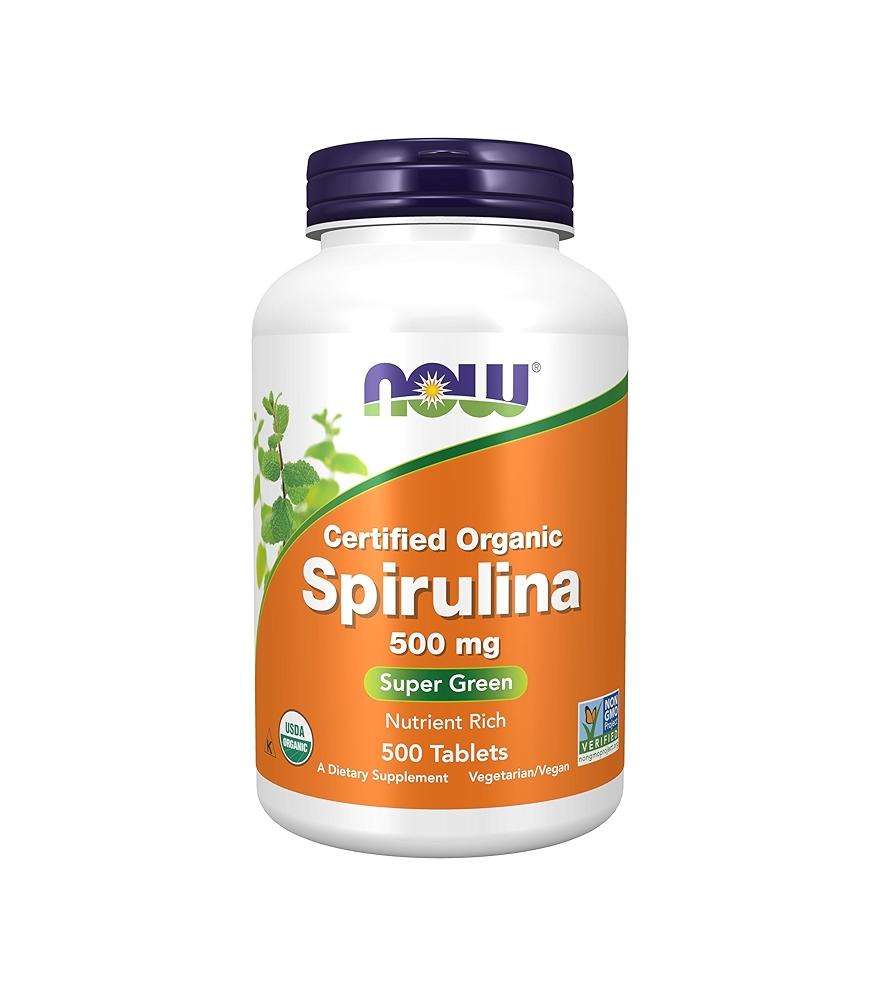 NOW ORG SPIRULINA 500мг