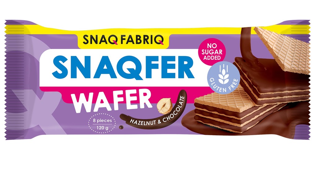Батончик неглазированный вафельный SNAQ FABRIQ 120г