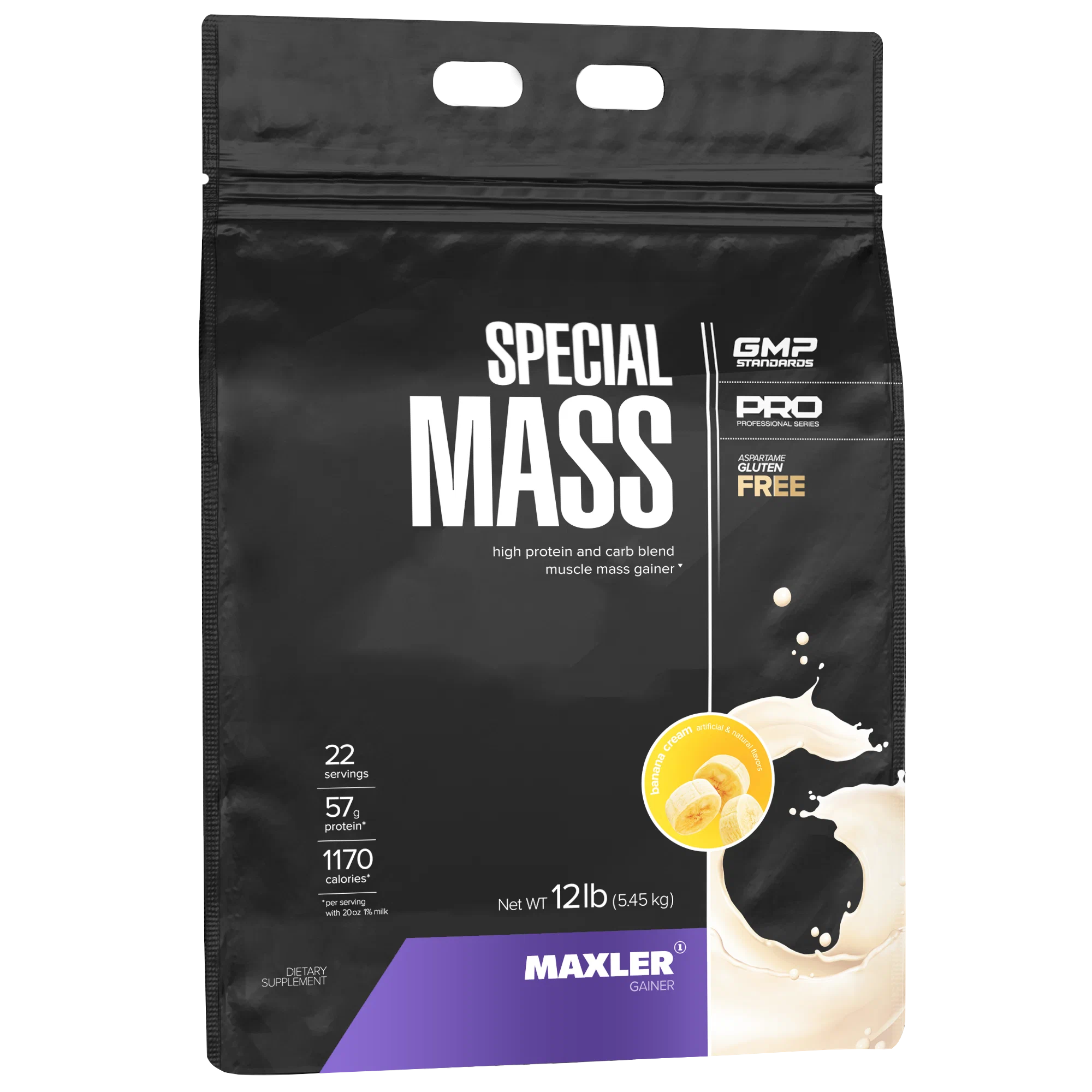 MAXLER Special Mass 2730г (Банановый крем)
