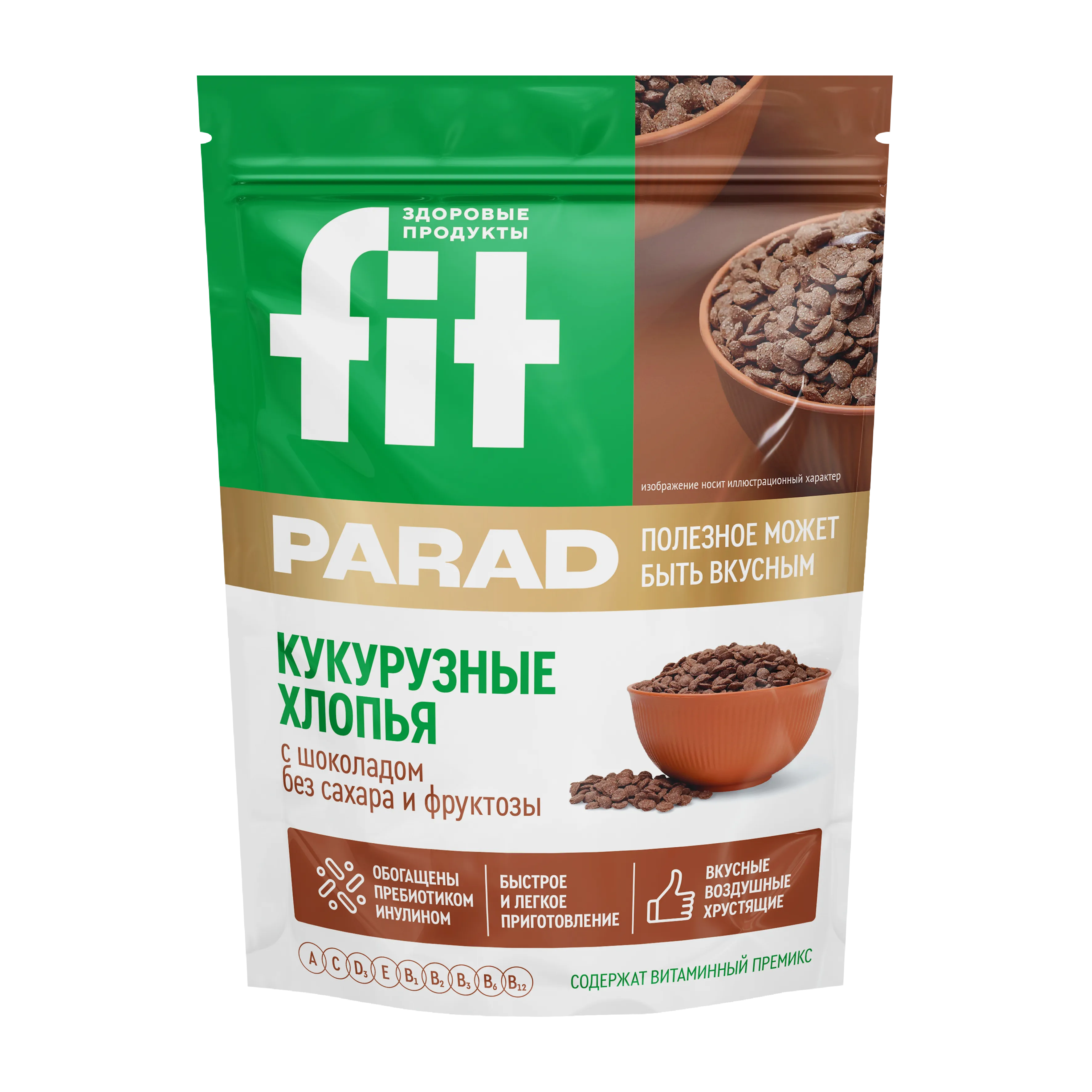 Кукурузные хлопья Fit Parade 200г