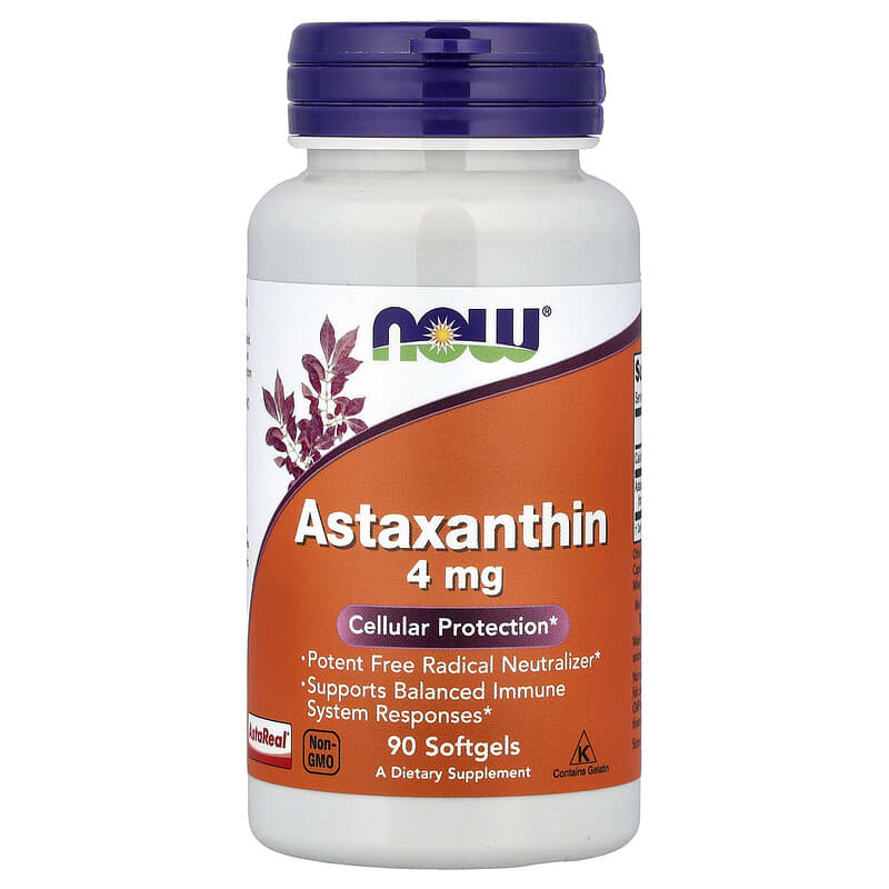 NOW Astaxanthin 4мг