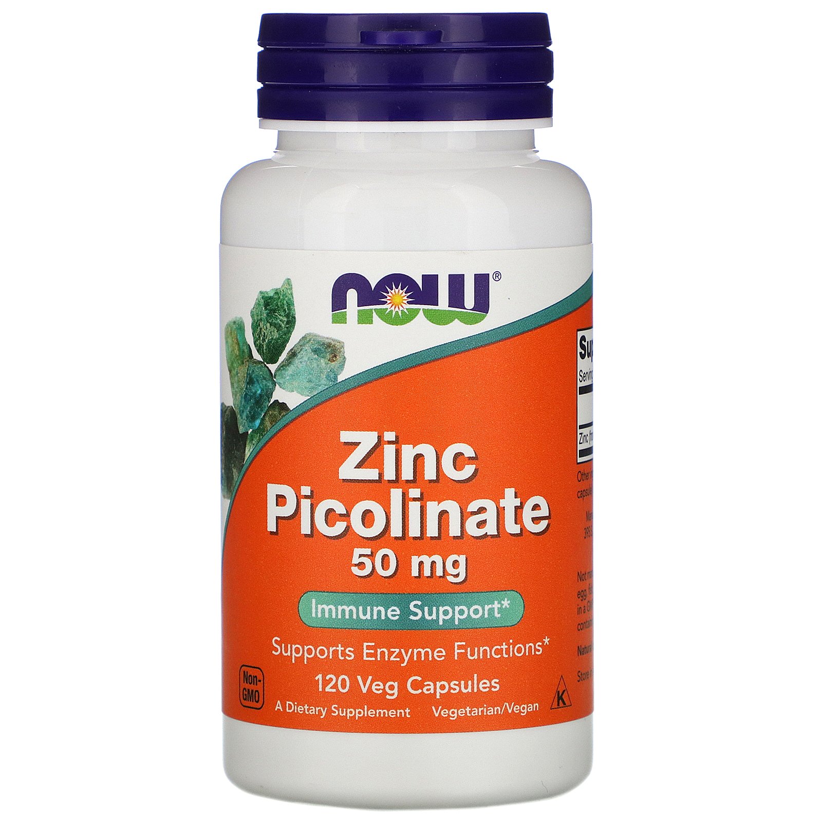 NOW Zinc Picolinate 50мг
