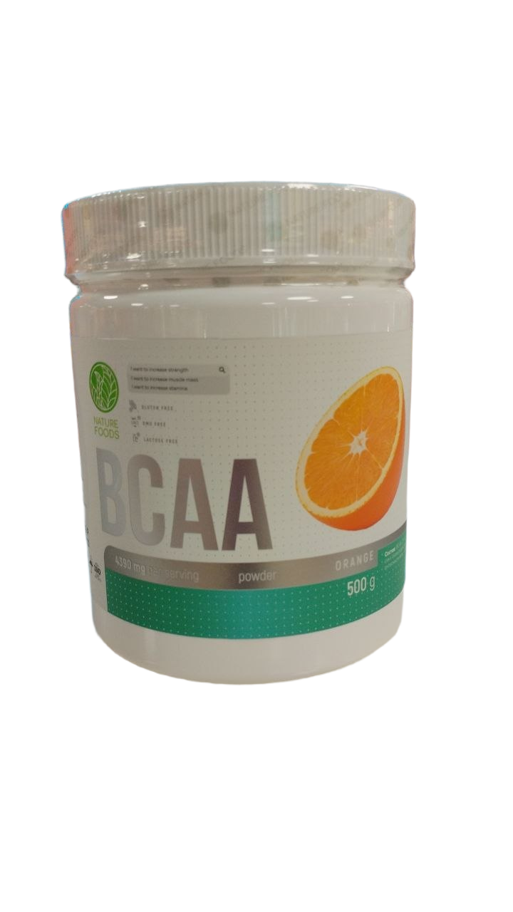 Nature Foods BCAA 500г (Апельсин)