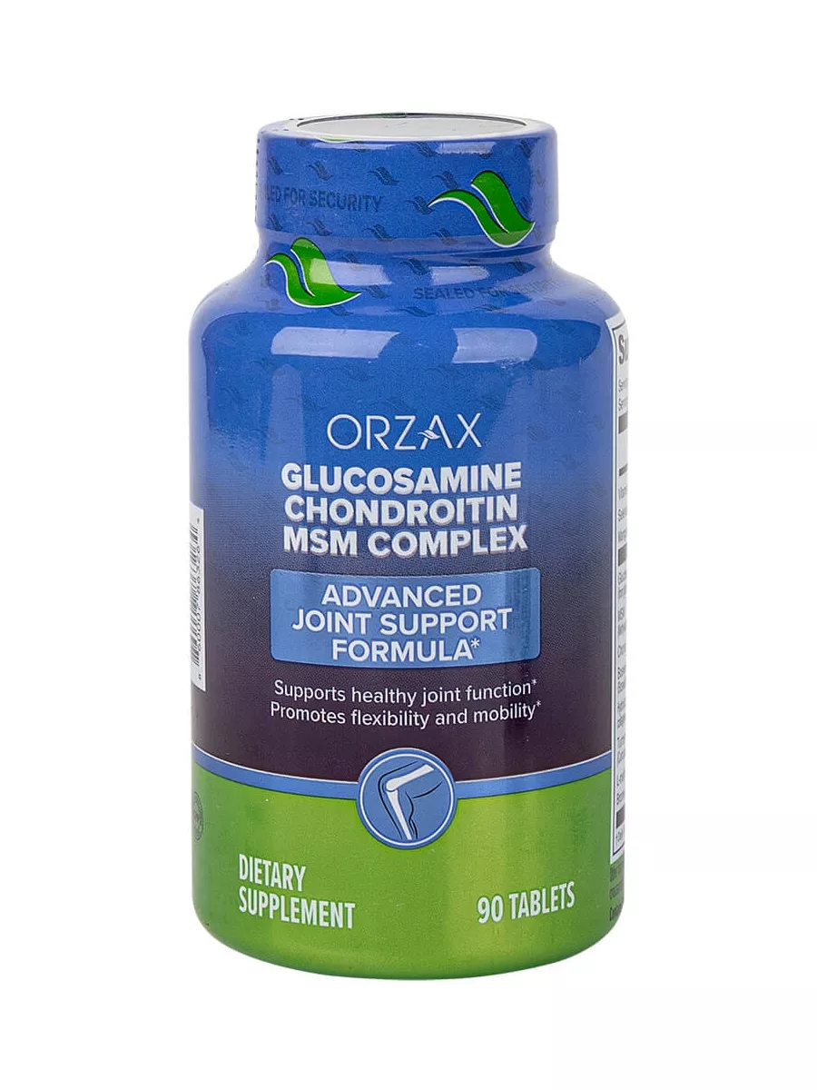 ORZAX GLUCOSAMINE CHONDROITIN MSM COMPLEX (90 таблеток)