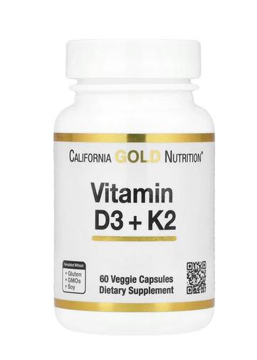California Gold Nutrition Vitamin D3 + K2