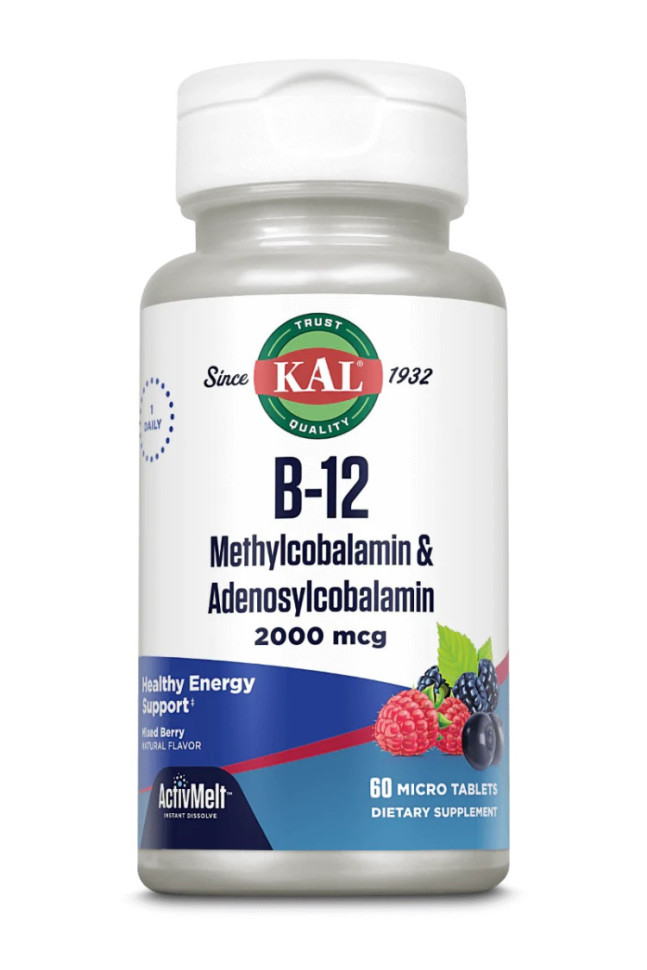 KAL B12 Methylcobalamin Adenosyl