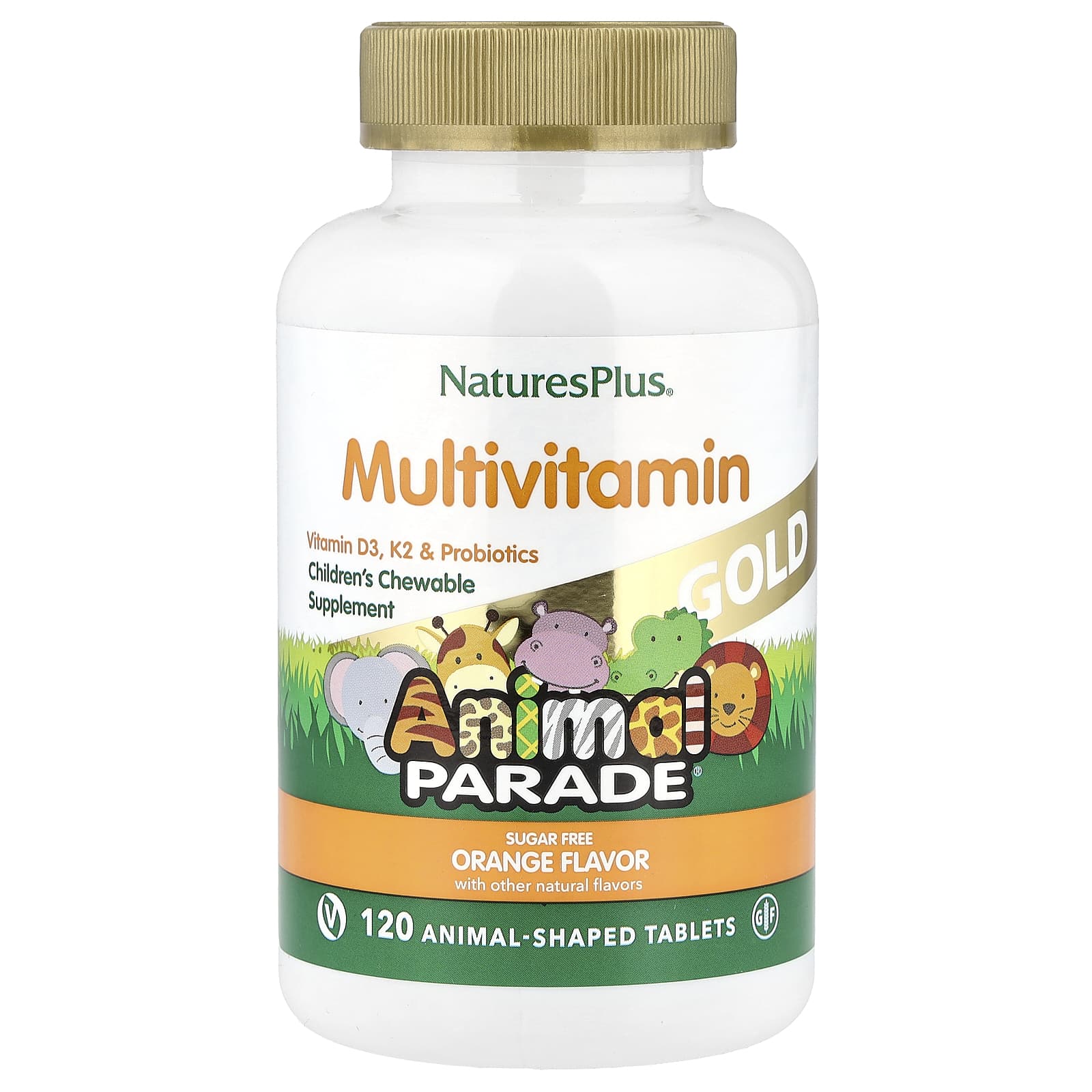 Nature's Plus Animal Parade Multivitamin Gold