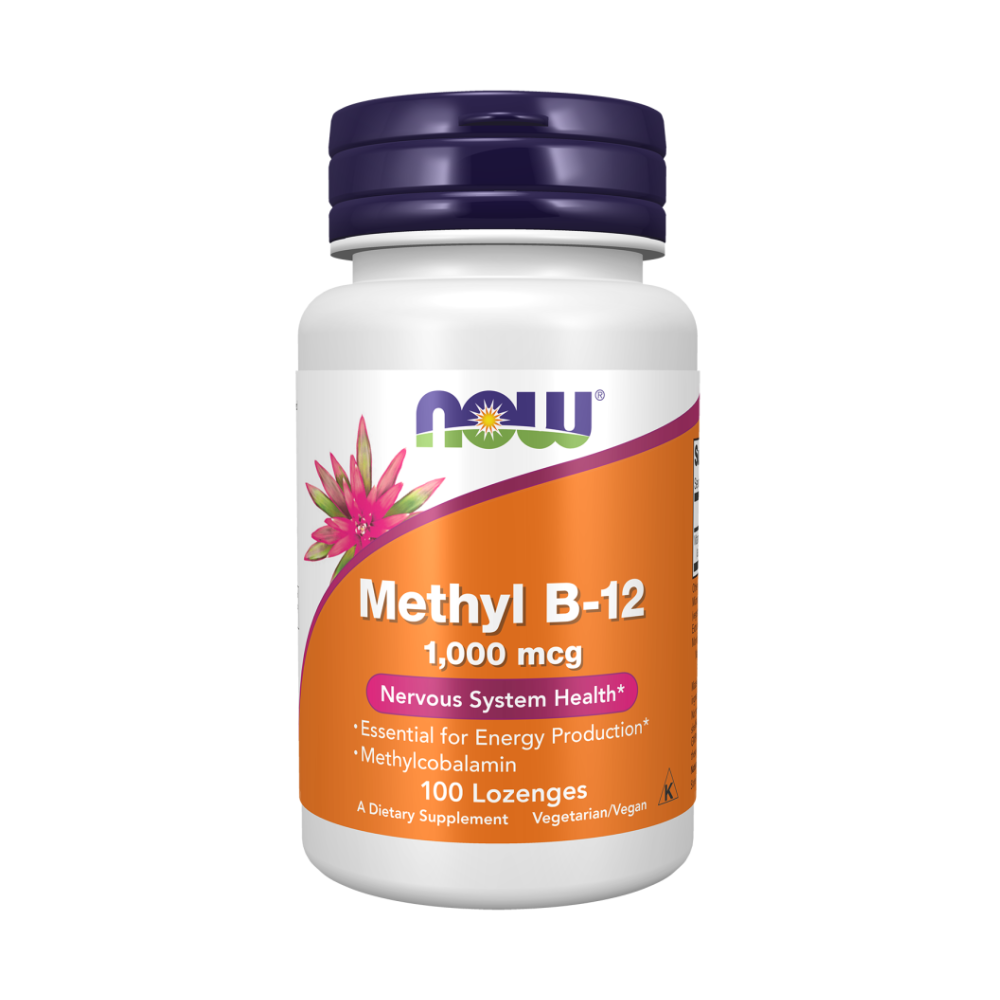 NOW Methyl Vitamin B-12 (Methylcobalamin) 1000mcg