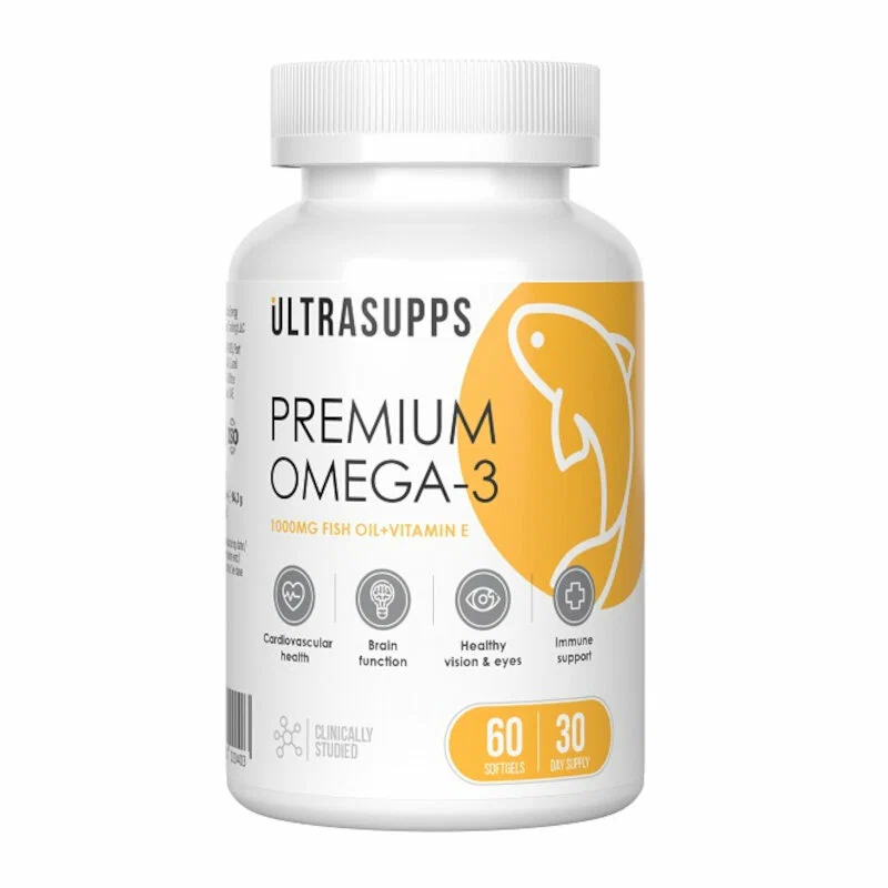 Ultrasupps Premium OMEGA-3+Vitamin E