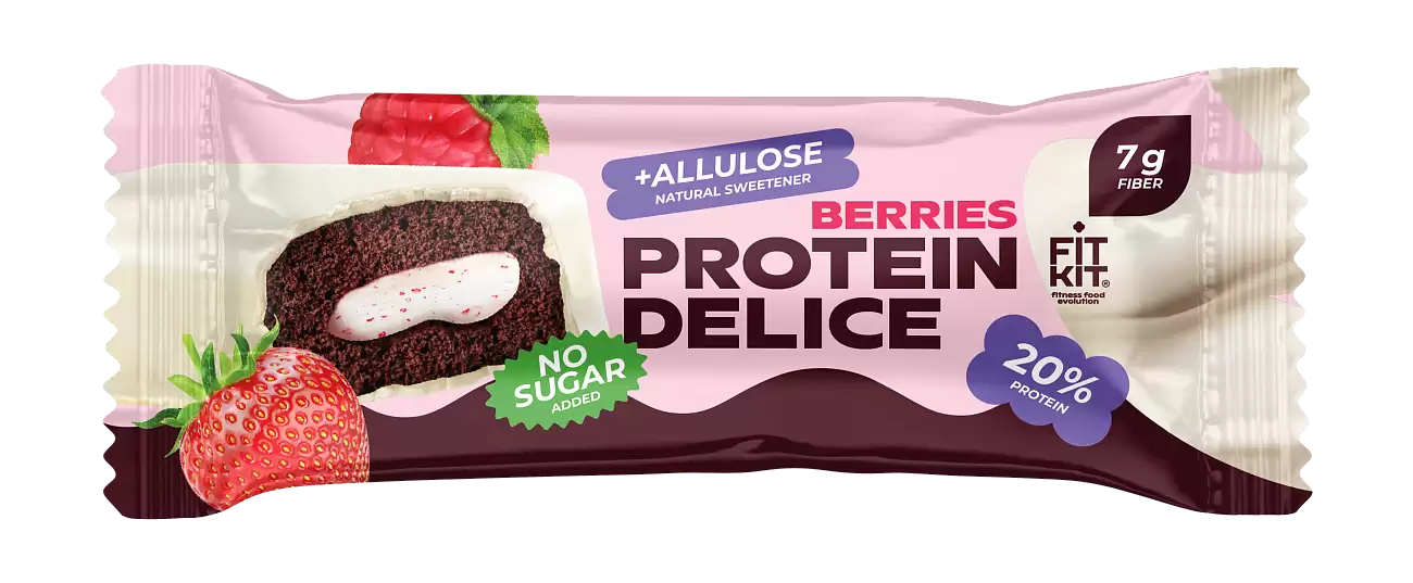Десерт глазированный FitKit Delice 60г  — купить в Хабаровске, спортивное питание 5LB