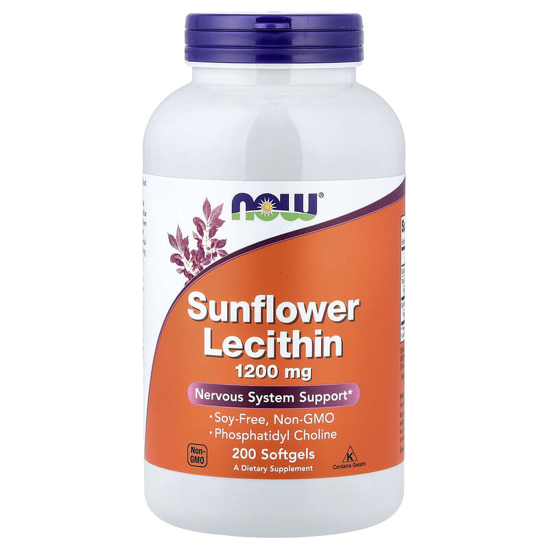NOW Sunflower Lecithin 1200мг