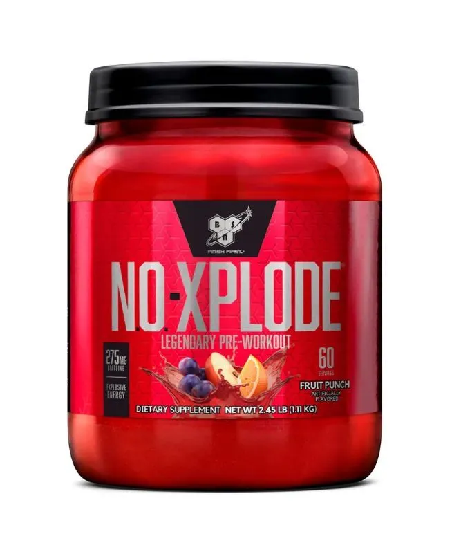 Предтренировочный комплекс BSN NO-XPLODE 3.3 2.45lb 1110г — купить в Хабаровске, магазин 5LB