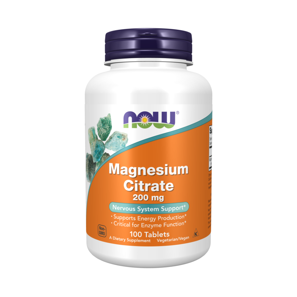 NOW MAGNESIUM CITRATE 200мг