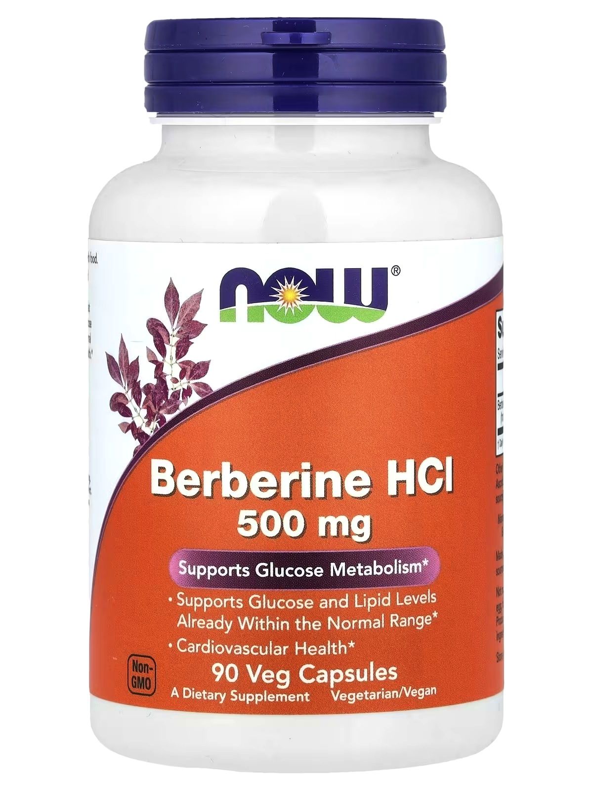 NOW BERBERINE HCL 500MG  (90 VCAPS)
