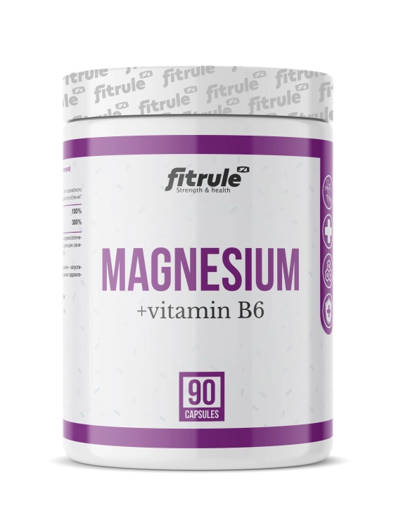 FitRule Magnesium 600мг+B6 — купить в Хабаровске, спортивное питание 5LB