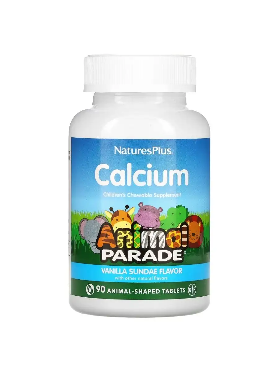 Nature's Plus Animal Parade SUGARFREE CALCIUM CHEWABLE